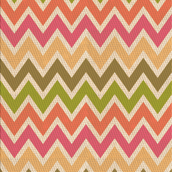 Patterned Orange Rug, pat700org