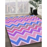 Patterned Mauve Purple Rug, pat700pur