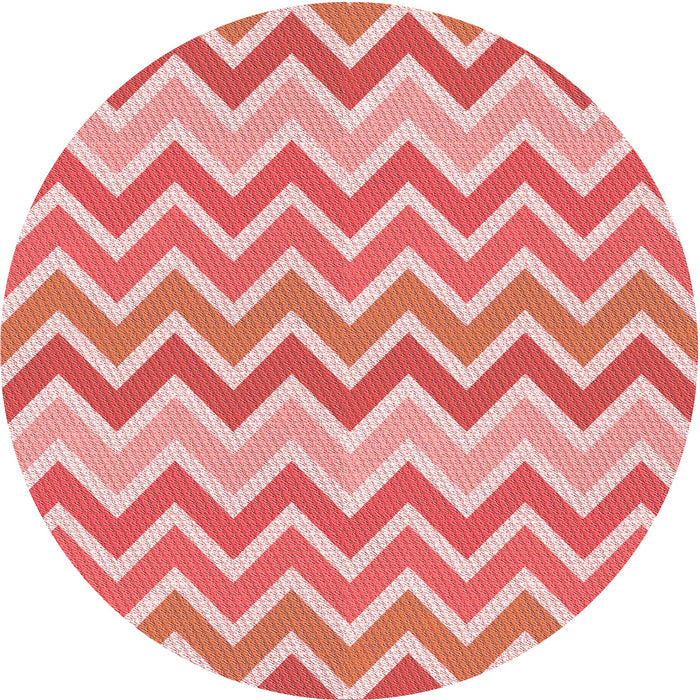 Square Patterned Pastel Pink Rug, pat700rd