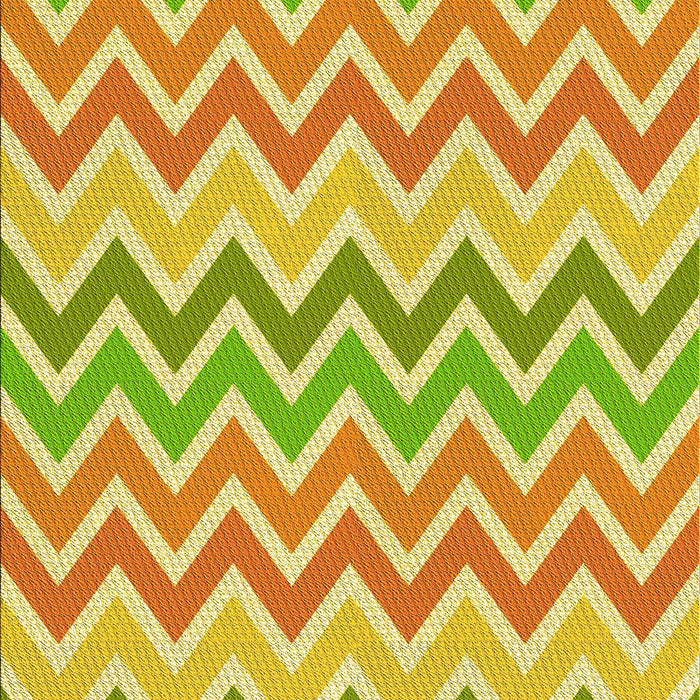 Machine Washable Transitional Green Rug, wshpat700yw