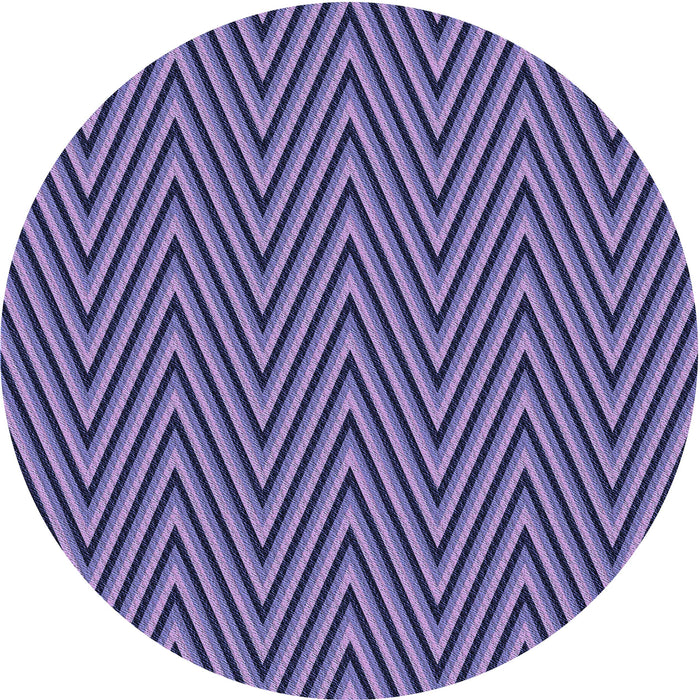 Square Machine Washable Transitional Purple Mimosa Purple Rug in a Living Room, wshpat701blu