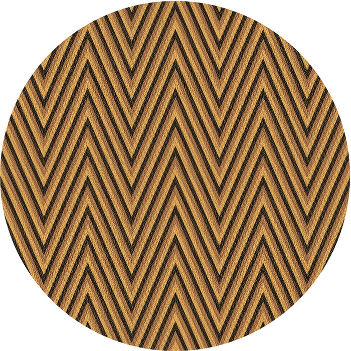 Square Patterned Dark Orange Rug, pat701brn