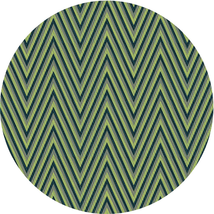 Square Machine Washable Transitional Green Rug in a Living Room, wshpat701lblu