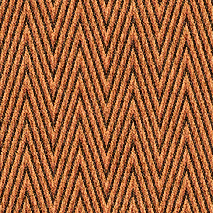 Patterned Neon Orange Rug, pat701org