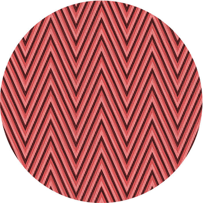 Square Patterned Red Rug, pat701rd