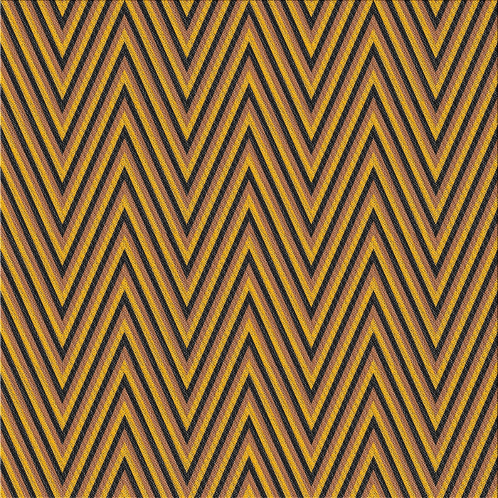 Square Patterned Yellow Novelty Rug, pat701