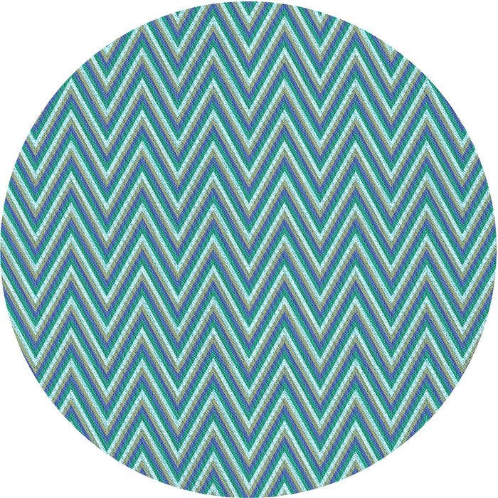 Square Patterned Steel Blue Rug, pat702lblu