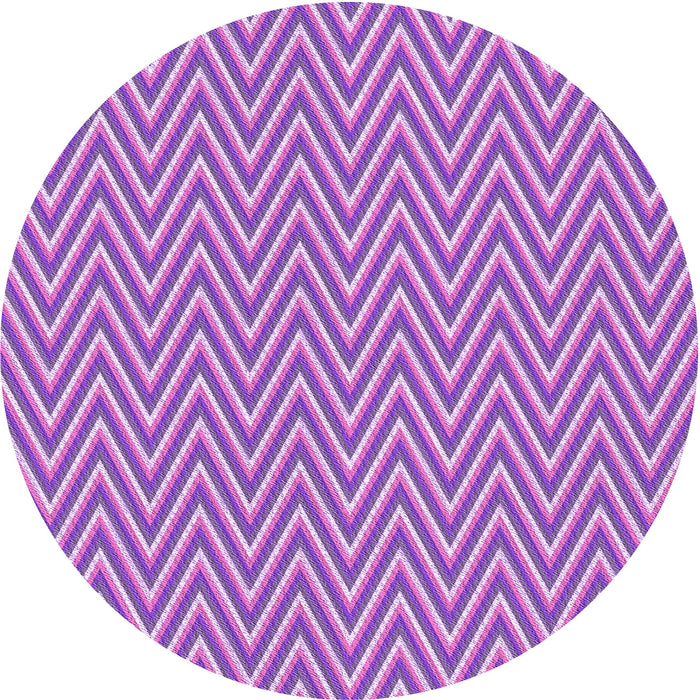 Square Machine Washable Transitional Bright Lilac Purple Rug in a Living Room, wshpat702pur