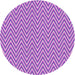 Square Machine Washable Transitional Bright Lilac Purple Rug in a Living Room, wshpat702pur