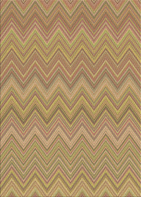 Machine Washable Transitional Light Brown Rug, wshpat703brn