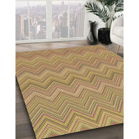 Patterned Light Brown Rug, pat703brn