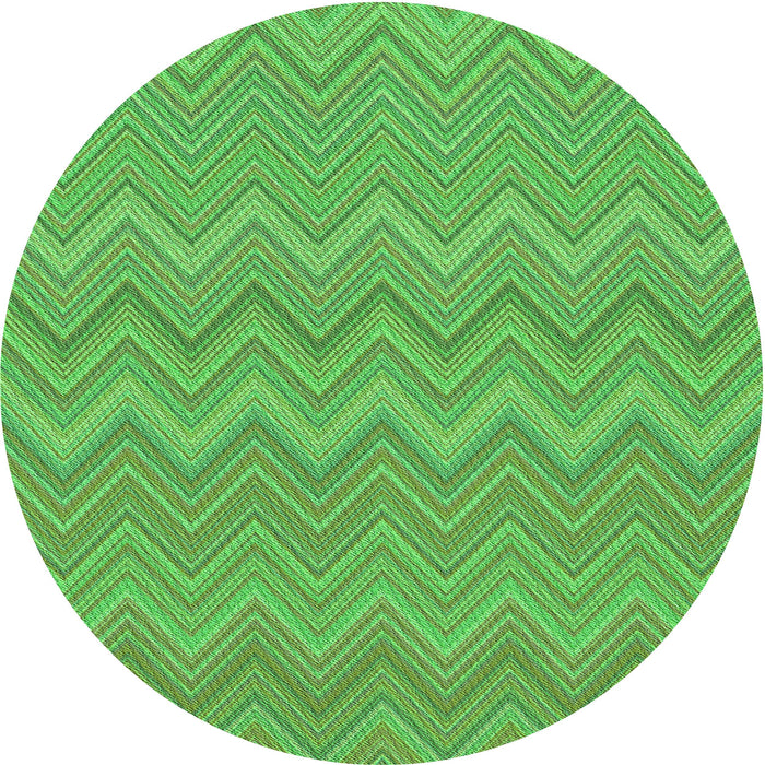 Square Patterned Dark Lime Green Rug, pat703grn