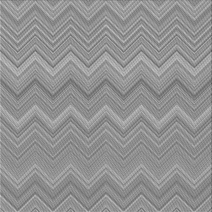 Round Machine Washable Transitional Silver Gray Rug, wshpat703gry