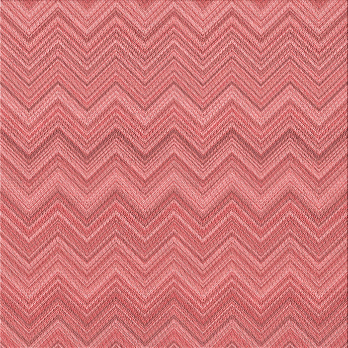 Round Patterned Fire Red Rug, pat703rd