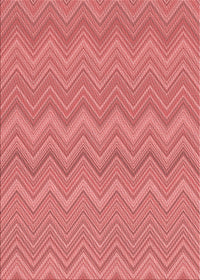 Machine Washable Transitional Fire Red Rug, wshpat703rd
