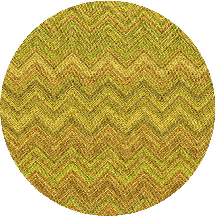 Square Patterned Deep Yellow Rug, pat703yw