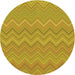 Square Patterned Deep Yellow Rug, pat703yw