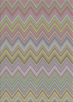 Patterned Mauve Taupe Purple Novelty Rug, pat703