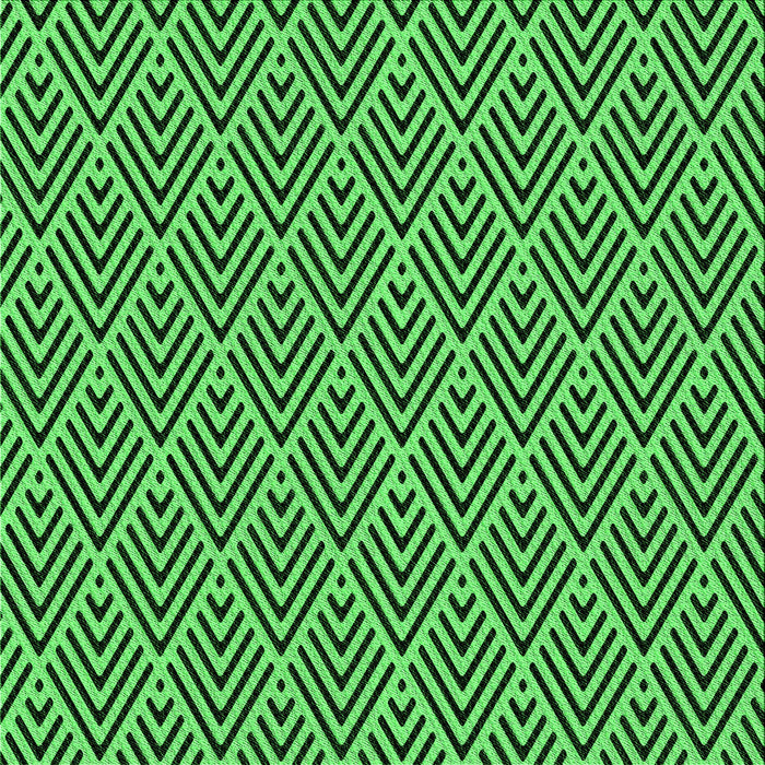 Round Patterned Deep Emerald Green Rug, pat704grn