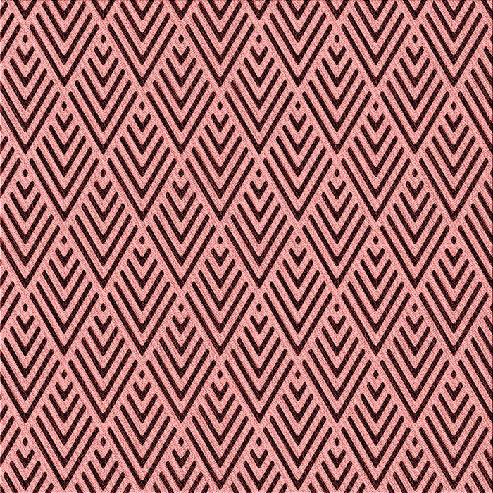 Round Machine Washable Transitional Light Salmon Pink Rug, wshpat704rd