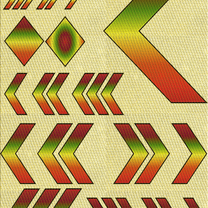 Patterned Dark Bisque Brown Rug, pat705yw