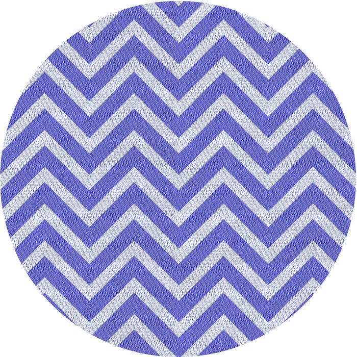 Square Machine Washable Transitional Periwinkle Purple Rug in a Living Room, wshpat706blu