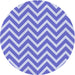 Square Machine Washable Transitional Periwinkle Purple Rug in a Living Room, wshpat706blu