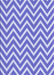 Machine Washable Transitional Periwinkle Purple Rug, wshpat706blu