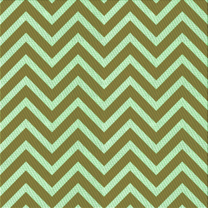 Round Patterned Light Green Rug, pat706grn