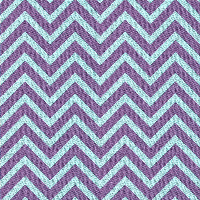 Round Patterned Light Sky Blue Rug, pat706lblu