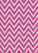 Patterned Deep Pink Novelty Rug, pat706