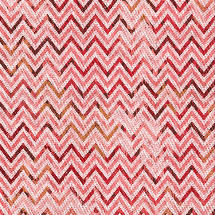 Round Machine Washable Transitional Deep Rose Pink Rug, wshpat707rd