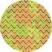 Square Machine Washable Transitional Neon Yellow Rug in a Living Room, wshpat707yw