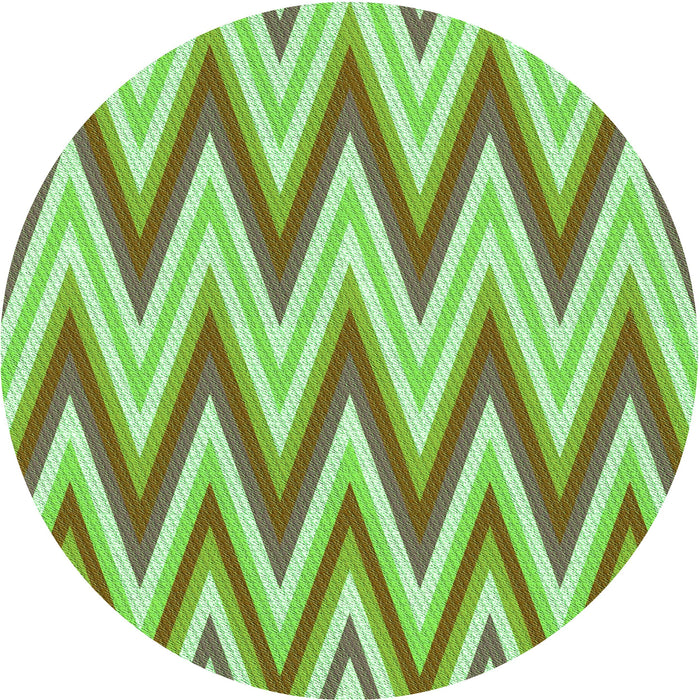 Square Patterned Olive Green Rug, pat708grn