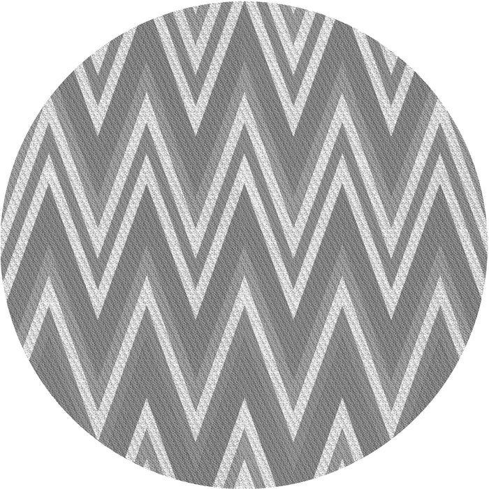 Square Patterned Platinum Gray Rug, pat708gry