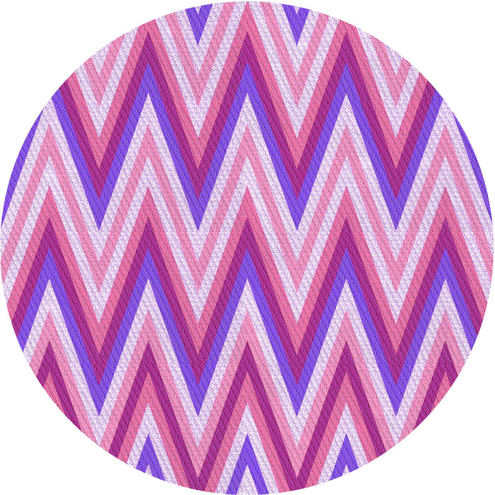 Square Machine Washable Transitional Pastel Purple Pink Rug in a Living Room, wshpat708pur