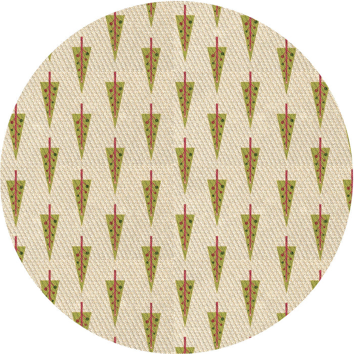 Square Patterned Peru Brown Rug, pat709brn