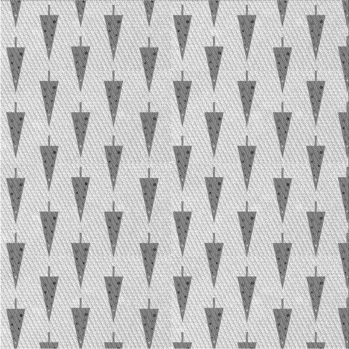 Round Patterned Platinum Gray Rug, pat709gry