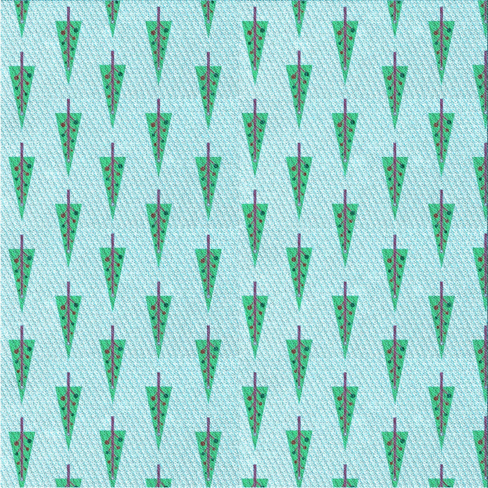 Round Patterned Light Aquamarine Green Rug, pat709lblu