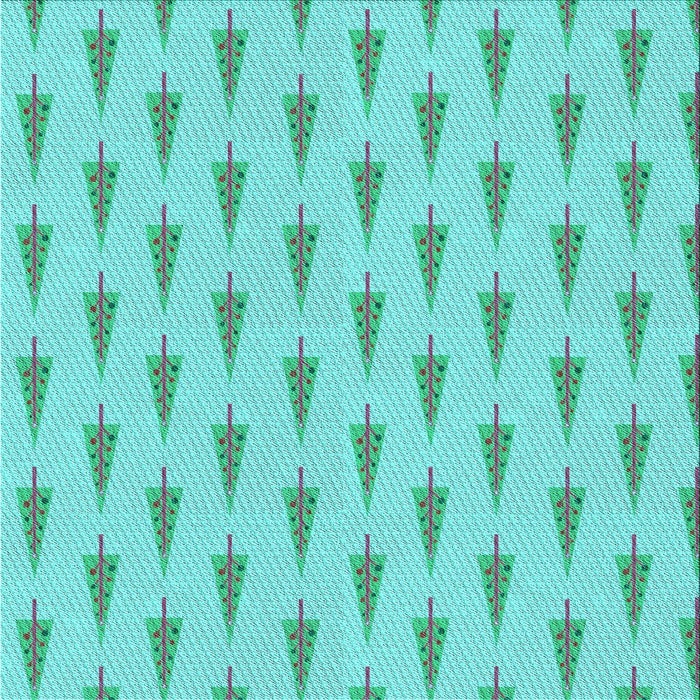 Round Machine Washable Transitional Green Rug, wshpat710lblu