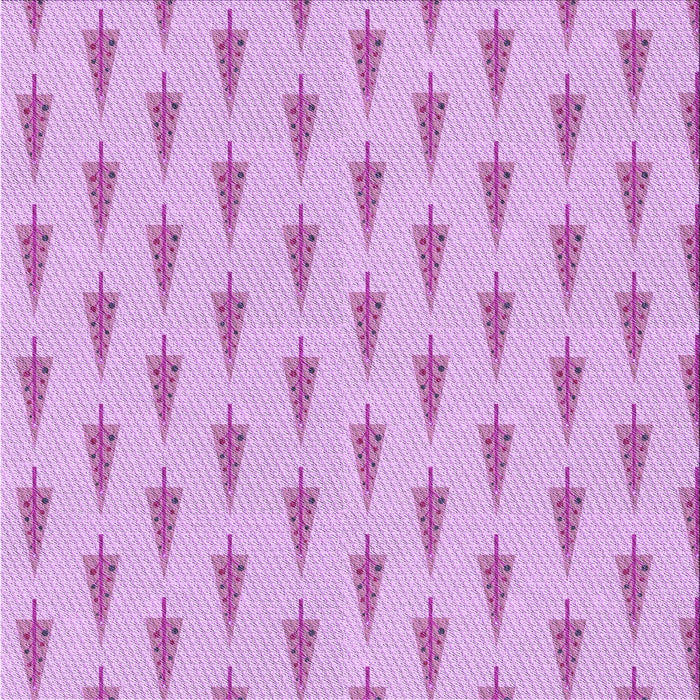 Round Patterned Orchid Purple Rug, pat710pur