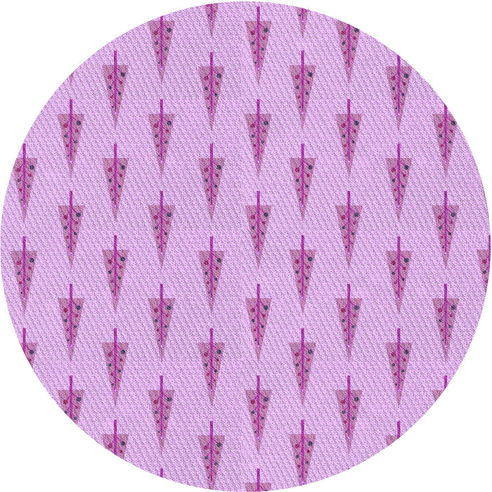 Square Patterned Orchid Purple Rug, pat710pur