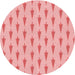 Square Patterned Baby Pink Rug, pat710rd