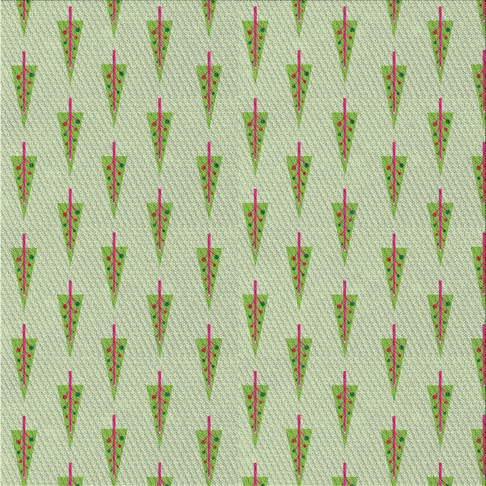 Square Patterned Khaki Green Novelty Rug, pat710