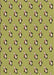 Machine Washable Transitional Dark Yellow Green Rug, wshpat711brn