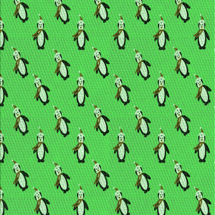 Patterned Neon Green Rug, pat711grn