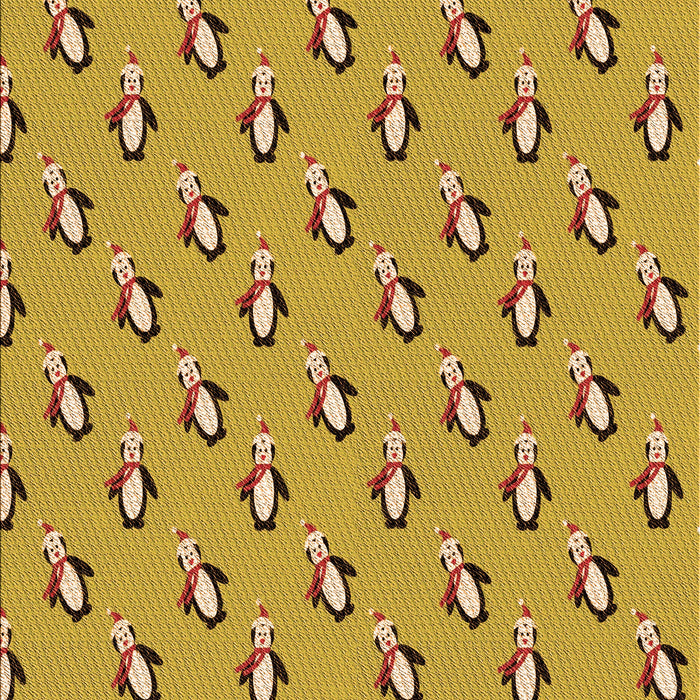 Patterned Saffron Yellow Rug, pat711org