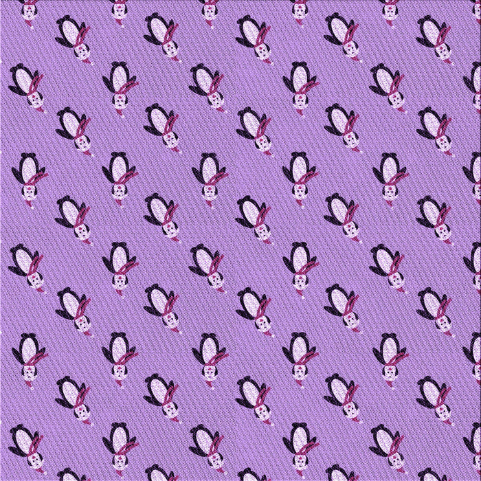 Round Patterned Violet Purple Rug, pat711pur