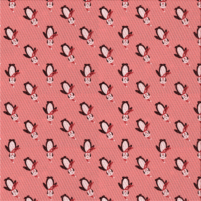 Round Patterned Red Rug, pat711rd