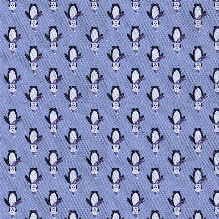 Round Patterned Sky Blue Rug, pat712blu